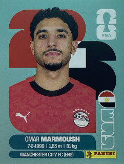 2026 FIFA World Cup Stickers #EGY20 Omar Marmoush