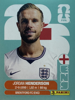 2026 FIFA World Cup Stickers #ENG09 Jordan Henderson