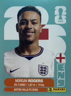 2026 FIFA World Cup Stickers #ENG14 Morgan Rogers