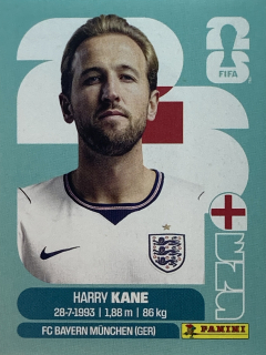 2026 FIFA World Cup Stickers #ENG18 Harry Kane