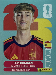 2026 FIFA World Cup Stickers #ESP05 Dean Huijsen