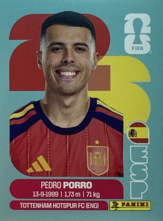 2026 FIFA World Cup Stickers #ESP06 Pedro Porro