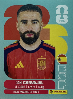 2026 FIFA World Cup Stickers #ESP07 Dani Carvajal