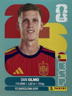 2026 FIFA World Cup Stickers #ESP16 Dani Olmo