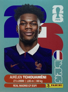 2026 FIFA World Cup Stickers #FRA09 Aurélien Tchouaméni