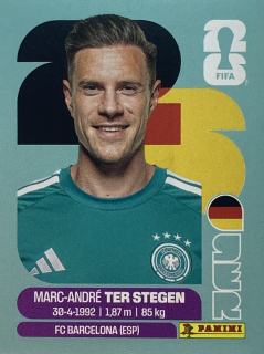 2026 FIFA World Cup Stickers #GER02 Marc-André ter Stegen