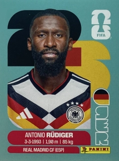 2026 FIFA World Cup Stickers #GER06 Antonio Rüdiger