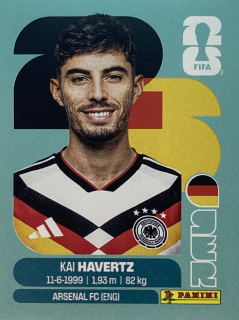2026 FIFA World Cup Stickers #GER17 Kai Havertz
