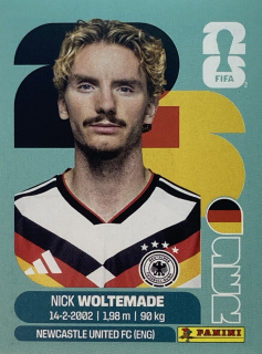 2026 FIFA World Cup Stickers #GER20 Nick Woltemade