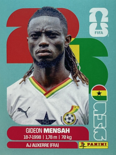 2026 FIFA World Cup Stickers #GHA07 Gideon Mensah