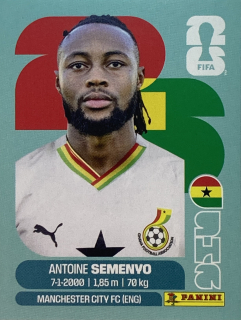 2026 FIFA World Cup Stickers #GHA20 Antoine Semenyo