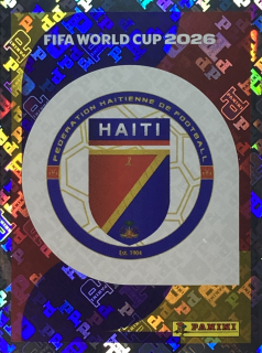2026 FIFA World Cup Stickers #HAI01 Team Logo - FOIL