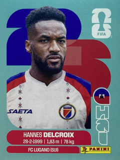 2026 FIFA World Cup Stickers #HAI09 Hannes Delcroix