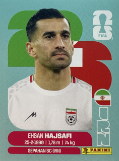 2026 FIFA World Cup Stickers #IRN04 Ehsan Hajsafi