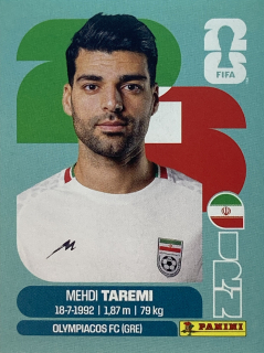 2026 FIFA World Cup Stickers #IRN18 Mehdi Taremi