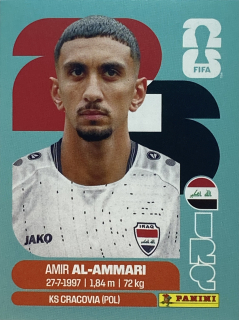2026 FIFA World Cup Stickers #IRQ10 Amir Al-Ammari