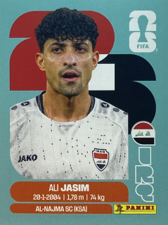 2026 FIFA World Cup Stickers #IRQ12 Ali Jasim