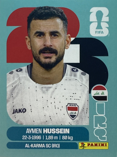 2026 FIFA World Cup Stickers #IRQ19 Aymen Hussein