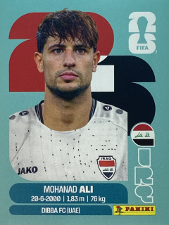 2026 FIFA World Cup Stickers #IRQ20 Mohanad Ali