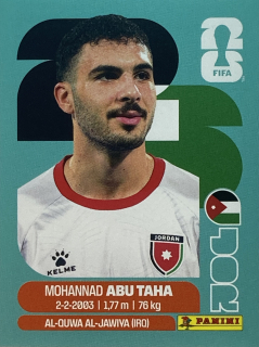 2026 FIFA World Cup Stickers #JOR12 Mohannad Abu Taha