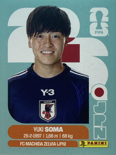 2026 FIFA World Cup Stickers #JPN09 Yuki Soma