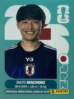 2026 FIFA World Cup Stickers #JPN17 Shuto Machino