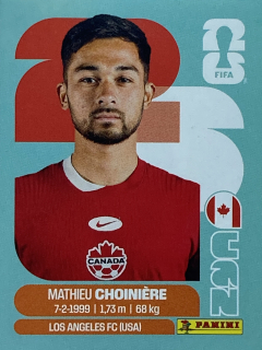 2026 FIFA World Cup Stickers #CAN15 Mathieu Choinière