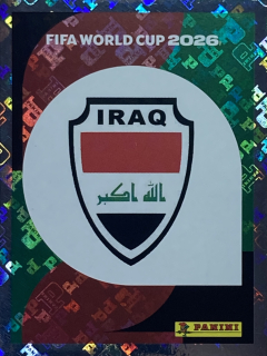2026 FIFA World Cup Stickers #IRQ01 Team Logo - FOIL