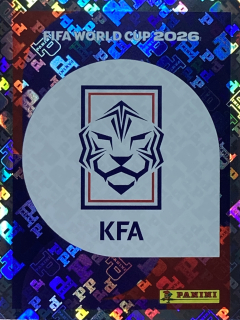 2026 FIFA World Cup Stickers #KOR01 Team Logo - FOIL