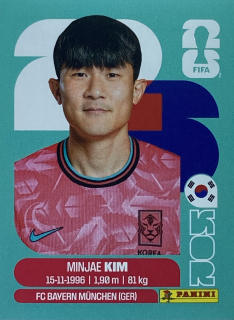 2026 FIFA World Cup Stickers #KOR04 Minjae Kim