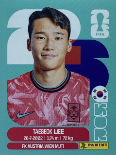 2026 FIFA World Cup Stickers #KOR08 Taeseok Lee