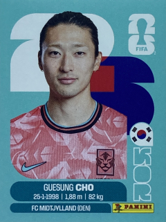 2026 FIFA World Cup Stickers #KOR17 Guesung Cho