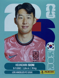 2026 FIFA World Cup Stickers #KOR18 Heungmin Son