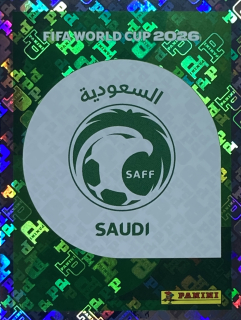 2026 FIFA World Cup Stickers #KSA01 Team Logo - FOIL