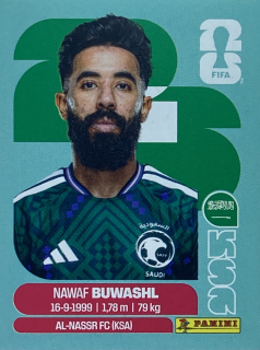 2026 FIFA World Cup Stickers #KSA05 Nawaf Buwashl