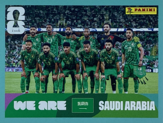 2026 FIFA World Cup Stickers #KSA13 We Are Saudi Arabia