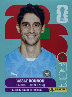 2026 FIFA World Cup Stickers #MAR02 Yassine Bounou