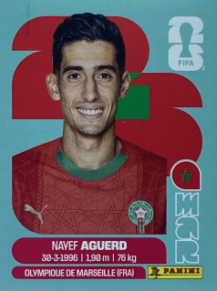 2026 FIFA World Cup Stickers #MAR06 Nayef Aguerd