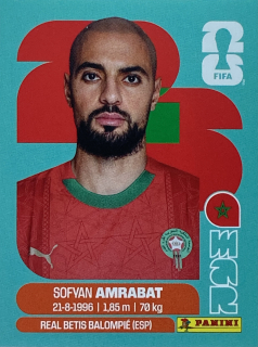 2026 FIFA World Cup Stickers #MAR10 Sofyan Amrabat