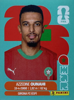 2026 FIFA World Cup Stickers #MAR11 Azzedine Ounahi