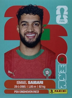 2026 FIFA World Cup Stickers #MAR15 Ismael Saibari