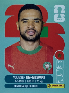 2026 FIFA World Cup Stickers #MAR16 Youssef En-Nesyri