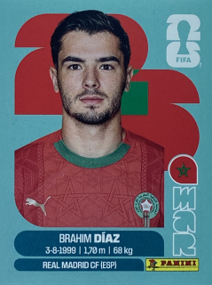 2026 FIFA World Cup Stickers #MAR19 Brahim Díaz