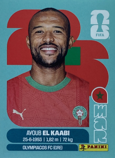 2026 FIFA World Cup Stickers #MAR20 Ayoub El Kaabi