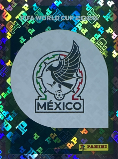 2026 FIFA World Cup Stickers #MEX01 Team Logo - FOIL
