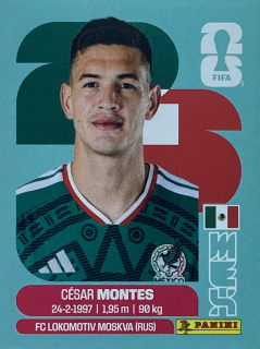 2026 FIFA World Cup Stickers #MEX05 César Montes