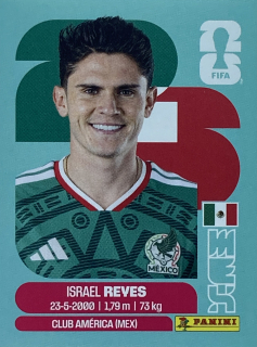 2026 FIFA World Cup Stickers #MEX07 Israel Reyes