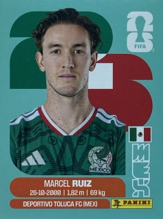 2026 FIFA World Cup Stickers #MEX12 Marcel Ruiz