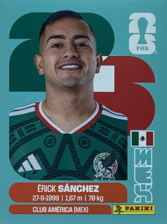 2026 FIFA World Cup Stickers #MEX14 Érick Sánchez