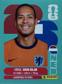 2026 FIFA World Cup Stickers #NED03 Virgil van Dijk
